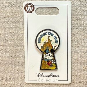 Disney Parks Collection "Unlock The Fun" Pin